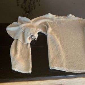 A great tan lightweight sweater